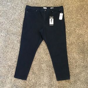 Sofia Dark Wash Mid-rise Skinny Ankle Jeans Sz 20